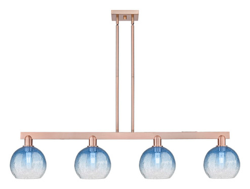 Arcadia Four Light Island Pendant in Antique Copper (405|716-4I-AC-G483-8SB)