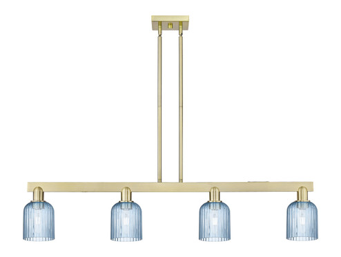 Arcadia Four Light Island Pendant in Antique Brass (405|716-4I-AB-G559-5BL)