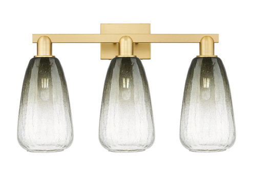 Arcadia Three Light Bath Vanity in Satin Gold (405|716-3W-SG-G480-6SL)