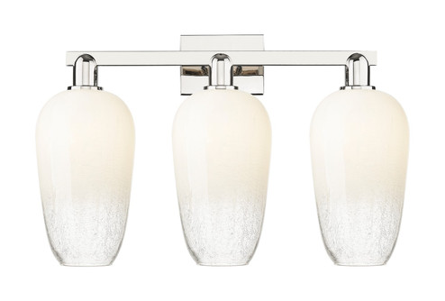 Arcadia Three Light Bath Vanity in Polished Nickel (405|716-3W-PN-G484-7OP)