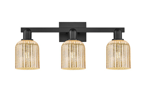 Arcadia Three Light Bath Vanity in Matte Black (405|716-3W-BK-G559-5ME)