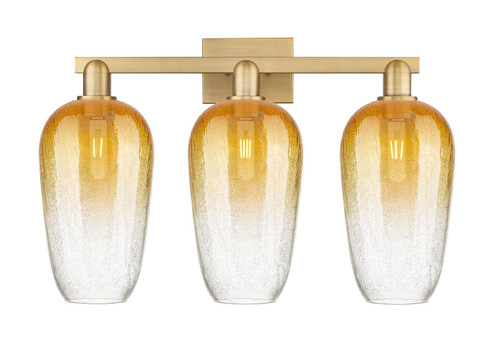 Arcadia Three Light Bath Vanity in Brushed Brass (405|716-3W-BB-G484-7AM)