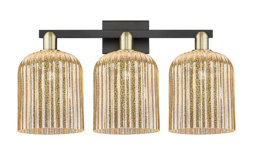 Arcadia Three Light Bath Vanity in Black Antique Brass (405|716-3W-BAB-G559-8ME)
