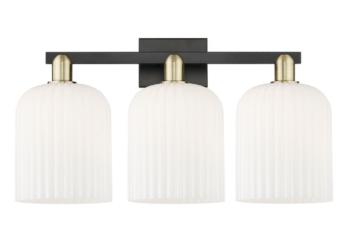 Arcadia Three Light Bath Vanity in Black Antique Brass (405|716-3W-BAB-G559-8GWH)