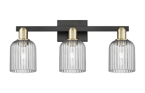 Arcadia Three Light Bath Vanity in Black Antique Brass (405|716-3W-BAB-G559-5SM)