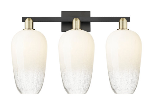 Arcadia Three Light Bath Vanity in Black Antique Brass (405|716-3W-BAB-G484-7OP)