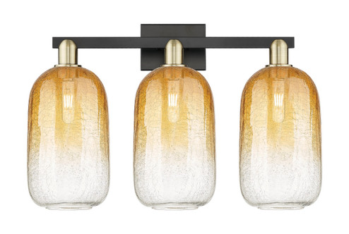 Arcadia Three Light Bath Vanity in Black Antique Brass (405|716-3W-BAB-G482-7AM)