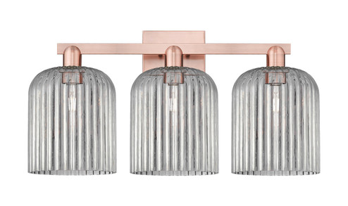 Arcadia Three Light Bath Vanity in Antique Copper (405|716-3W-AC-G559-8SM)