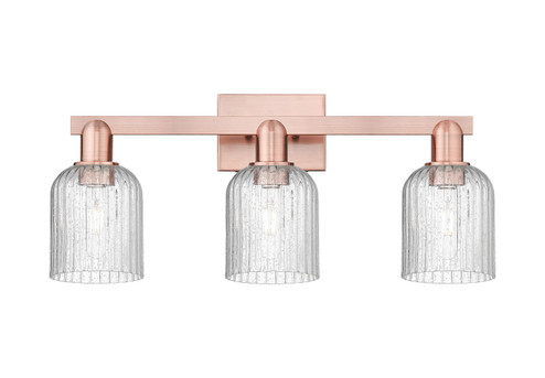 Arcadia Three Light Bath Vanity in Antique Copper (405|716-3W-AC-G559-5SDY)