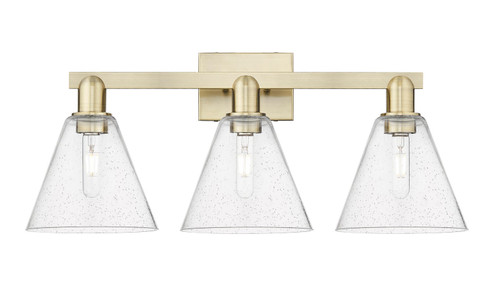 Arcadia Three Light Bath Vanity in Antique Brass (405|716-3W-AB-GBC-84)