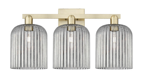 Arcadia Three Light Bath Vanity in Antique Brass (405|716-3W-AB-G559-8SM)