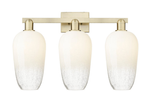 Arcadia Three Light Bath Vanity in Antique Brass (405|716-3W-AB-G484-7OP)