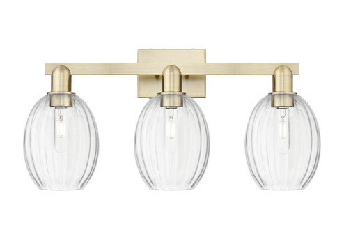 Arcadia Three Light Bath Vanity in Antique Brass (405|716-3W-AB-G459-6CL)