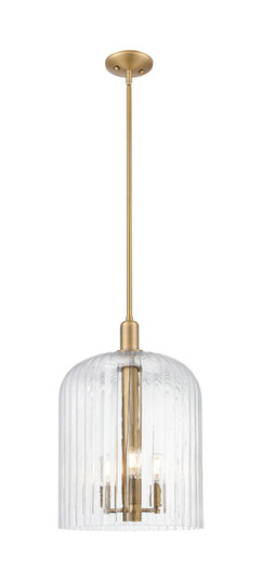 Arcadia One Light Mini Pendant in Brushed Brass (405|716-3S-BB-G559-12CL)