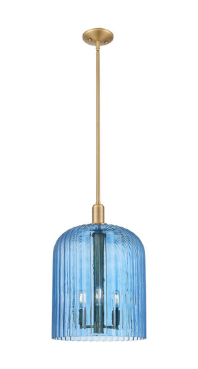 Arcadia One Light Mini Pendant in Brushed Brass (405|716-3S-BB-G559-12BL)