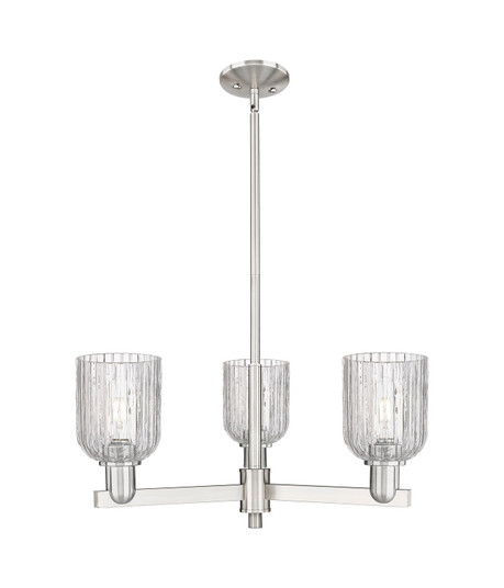 Arcadia Three Light Pendant in Satin Nickel (405|716-3CR-SN-G559-5SDY)