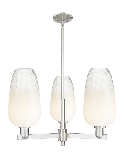 Arcadia Three Light Pendant in Satin Nickel (405|716-3CR-SN-G484-7OP)