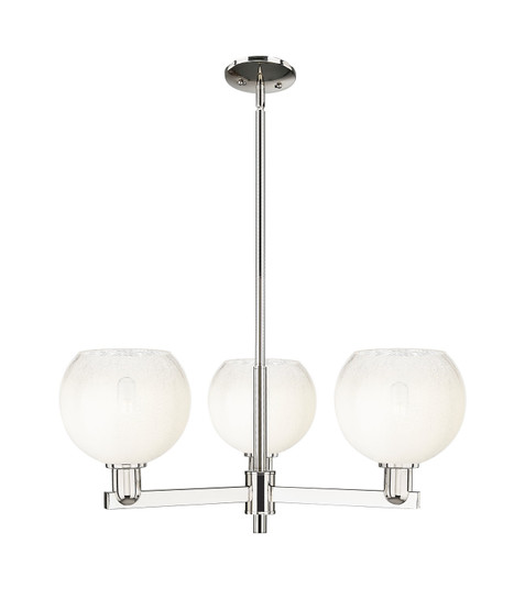 Arcadia Three Light Pendant in Polished Nickel (405|716-3CR-PN-G483-8OP)