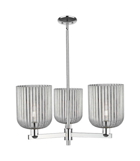 Arcadia Three Light Pendant in Polished Chrome (405|716-3CR-PC-G559-8SM)