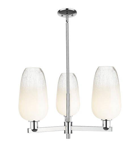 Arcadia Three Light Pendant in Polished Chrome (405|716-3CR-PC-G484-7OP)