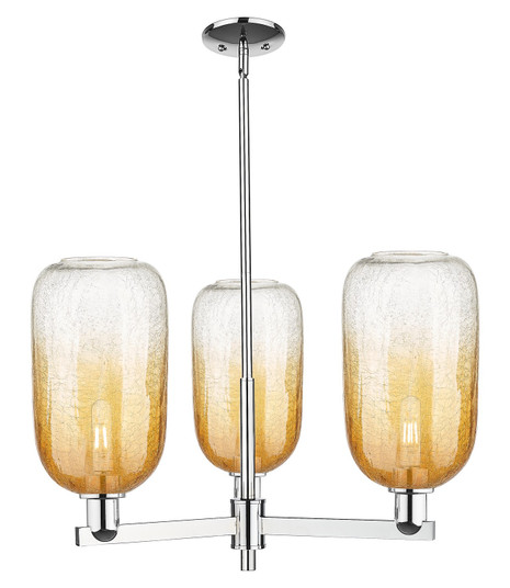 Arcadia Three Light Pendant in Polished Chrome (405|716-3CR-PC-G482-7AM)