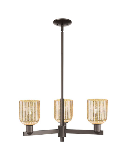Arcadia Three Light Pendant in Oil Rubbed Bronze (405|716-3CR-OB-G559-5ME)