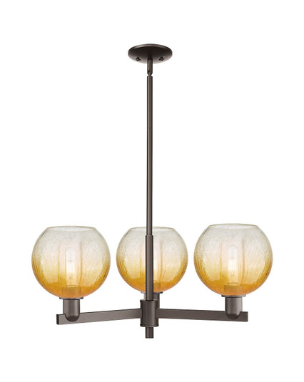 Arcadia Three Light Pendant in Oil Rubbed Bronze (405|716-3CR-OB-G483-8AM)