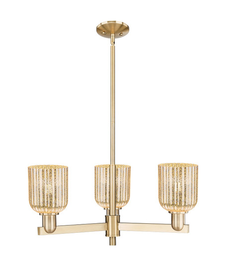 Arcadia Three Light Flush Mount in Champagne Bronze (405|716-3CR-CB-G559-5ME)