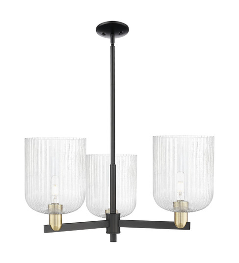 Arcadia Three Light Pendant in Black Antique Brass (405|716-3CR-BAB-G559-8SDY)