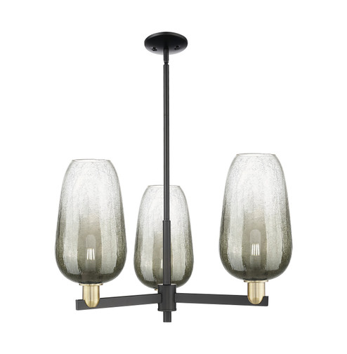 Arcadia Three Light Pendant in Black Antique Brass (405|716-3CR-BAB-G484-7SL)