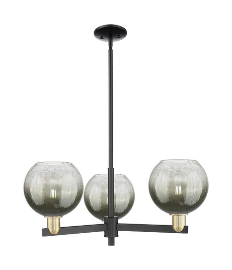 Arcadia Three Light Pendant in Black Antique Brass (405|716-3CR-BAB-G483-8SL)