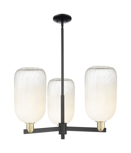 Arcadia Three Light Pendant in Black Antique Brass (405|716-3CR-BAB-G482-7OP)