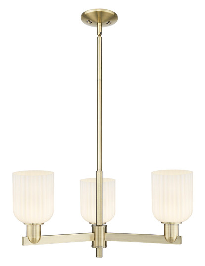 Arcadia Three Light Pendant in Antique Brass (405|716-3CR-AB-G559-5GWH)