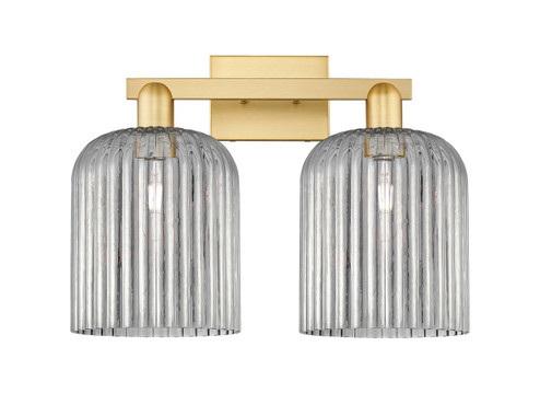 Arcadia Two Light Bath Vanity in Satin Gold (405|716-2W-SG-G559-8SM)