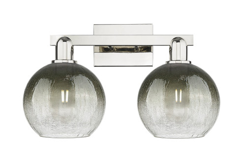 Arcadia Two Light Bath Vanity in Polished Nickel (405|716-2W-PN-G483-8SL)