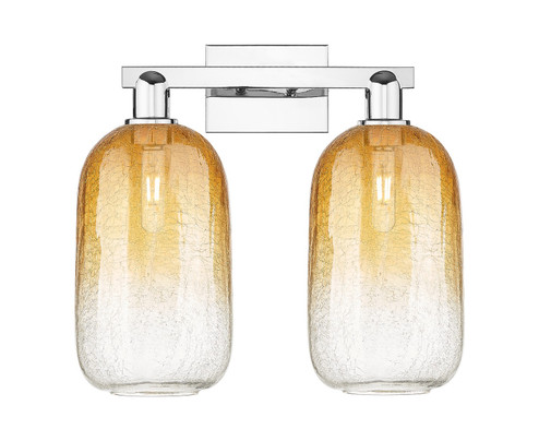 Arcadia Two Light Bath Vanity in Polished Chrome (405|716-2W-PC-G482-7AM)