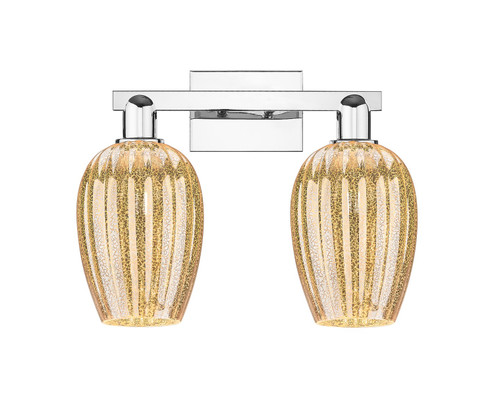 Arcadia Two Light Bath Vanity in Polished Chrome (405|716-2W-PC-G457-6ME)