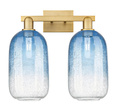 Arcadia Two Light Bath Vanity in Brushed Brass (405|716-2W-BB-G482-7SB)