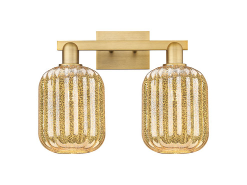 Arcadia Two Light Bath Vanity in Brushed Brass (405|716-2W-BB-G460-7ME)