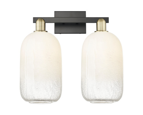 Arcadia Two Light Bath Vanity in Black Antique Brass (405|716-2W-BAB-G482-7OP)