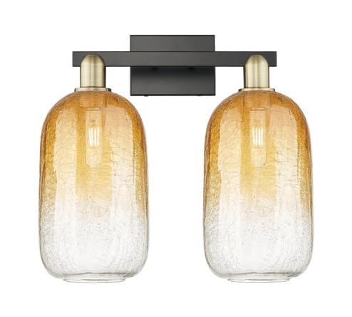 Arcadia Two Light Bath Vanity in Black Antique Brass (405|716-2W-BAB-G482-7AM)