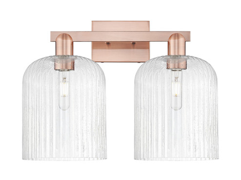 Arcadia Two Light Bath Vanity in Antique Copper (405|716-2W-AC-G559-8SDY)