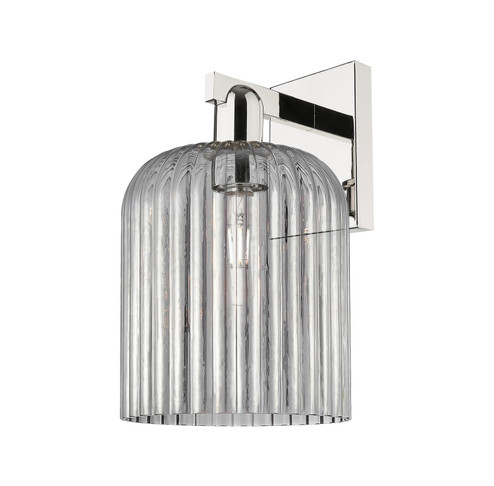 Arcadia One Light Wall Sconce in Polished Nickel (405|716-1W-PN-G559-8SM)