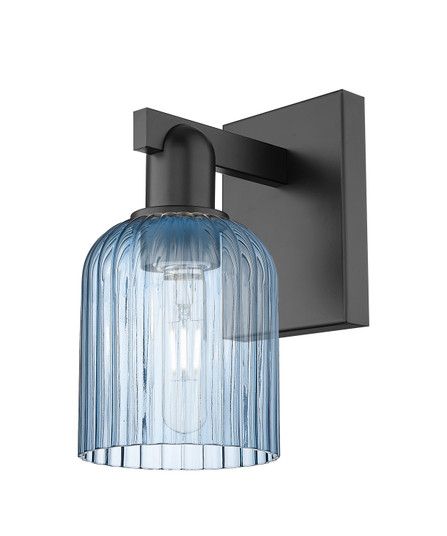 Arcadia One Light Wall Sconce in Matte Black (405|716-1W-BK-G559-5BL)