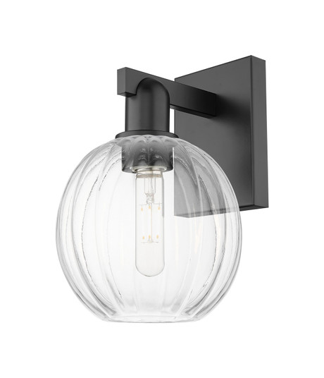 Arcadia One Light Wall Sconce in Matte Black (405|716-1W-BK-G458-7CL)