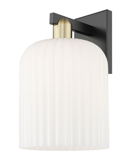 Arcadia One Light Wall Sconce in Black Antique Brass (405|716-1W-BAB-G559-8GWH)