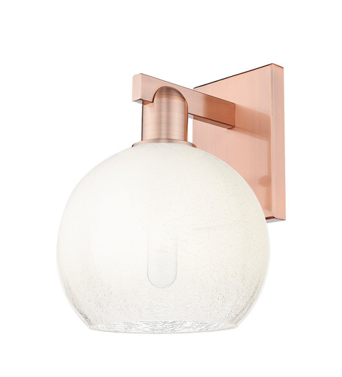 Arcadia One Light Wall Sconce in Antique Copper (405|716-1W-AC-G483-8OP)