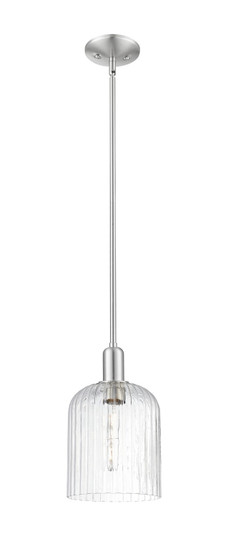 Arcadia One Light Mini Pendant in Brushed Satin Nickel (405|716-1S-SN-G559-8CL)