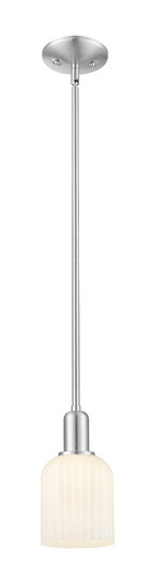 Arcadia One Light Mini Pendant in Brushed Satin Nickel (405|716-1S-SN-G559-5GWH)
