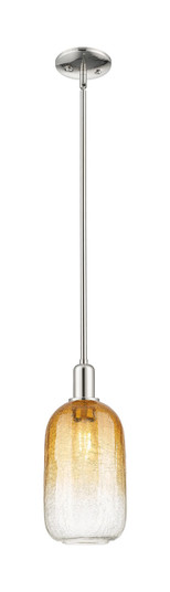 Arcadia One Light Mini Pendant in Polished Nickel (405|716-1S-PN-G482-7AM)